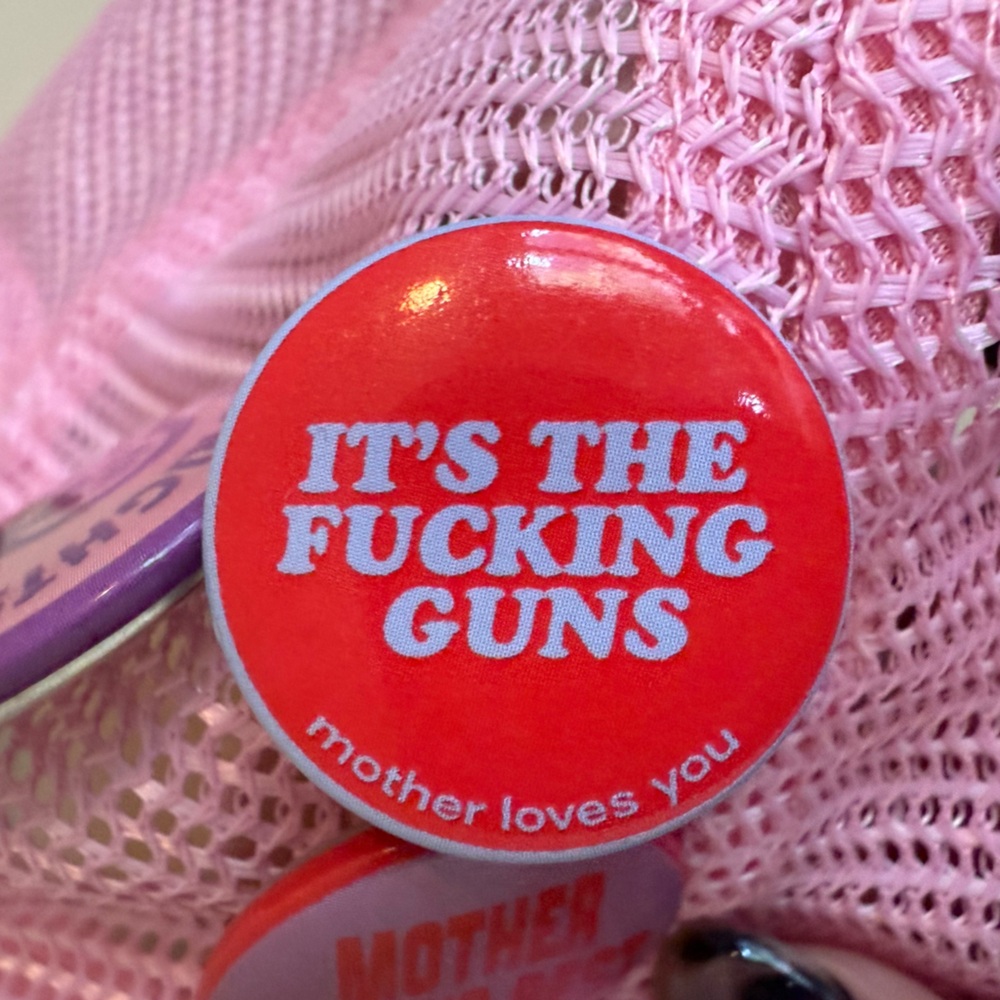 MOTHER Corduroy 'Mother Knows Best' Cap in Wine and Pink - Picture 7 of 14